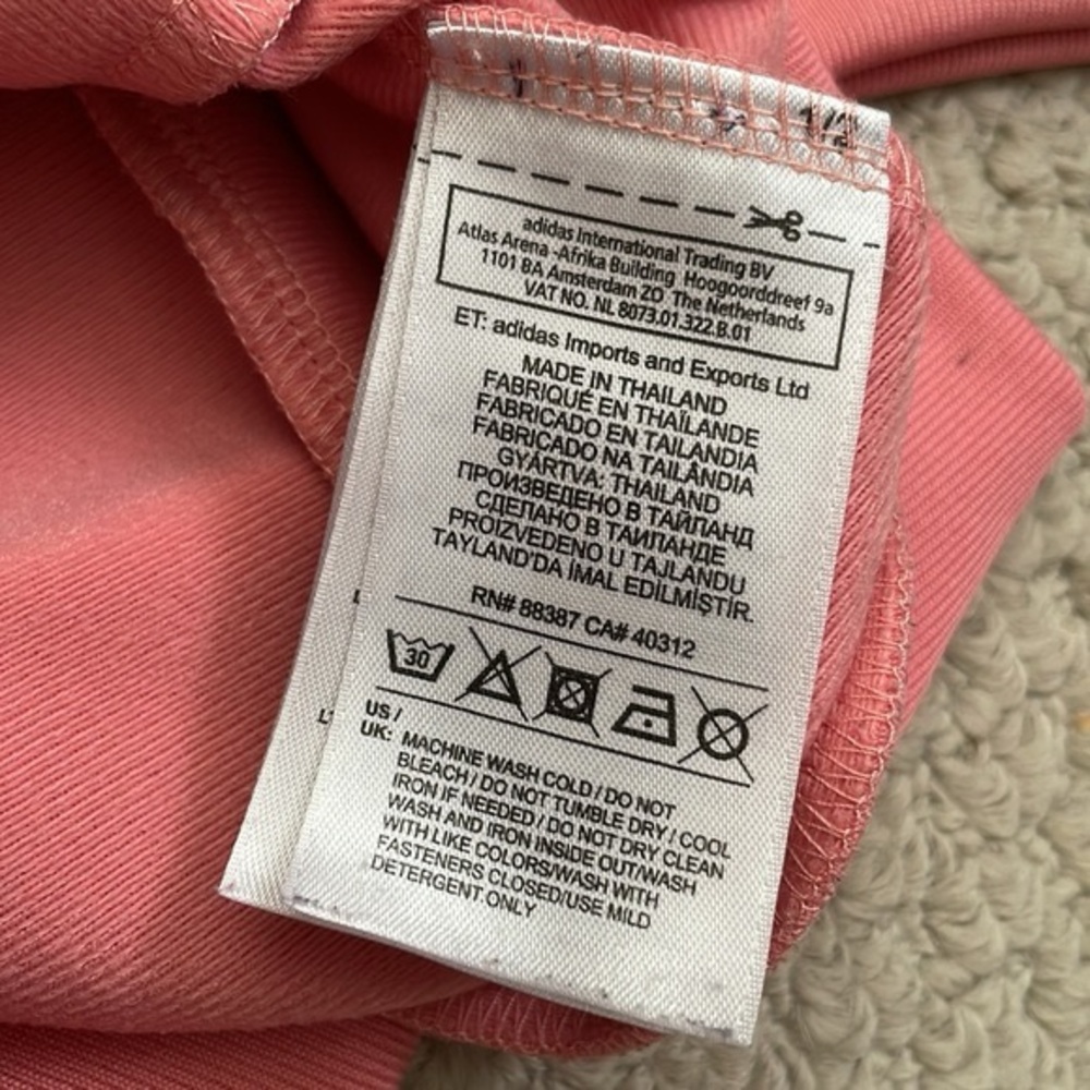 Adidas peachy pink track jacket womens - Picture 9 of 13